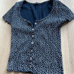 Brandy Melville Blue Top